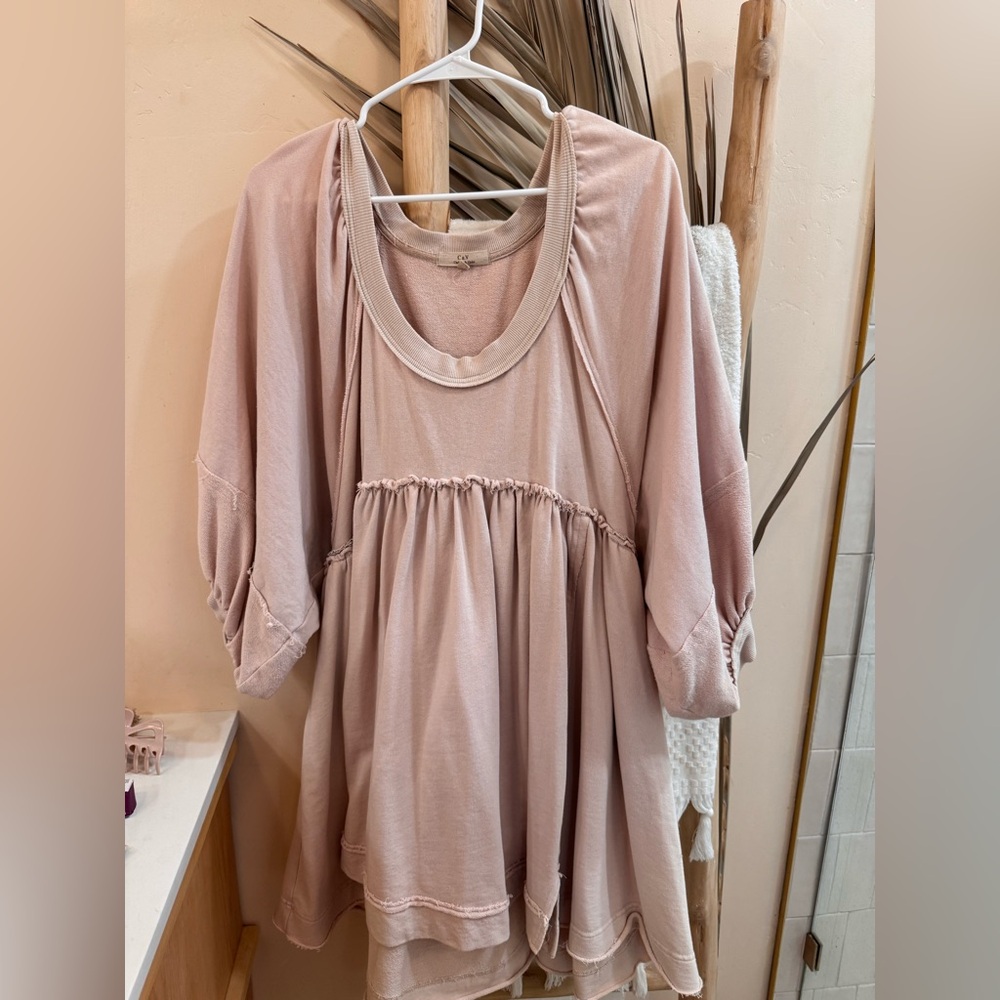 Chelsea & Violet Blush Pink Mini Dress